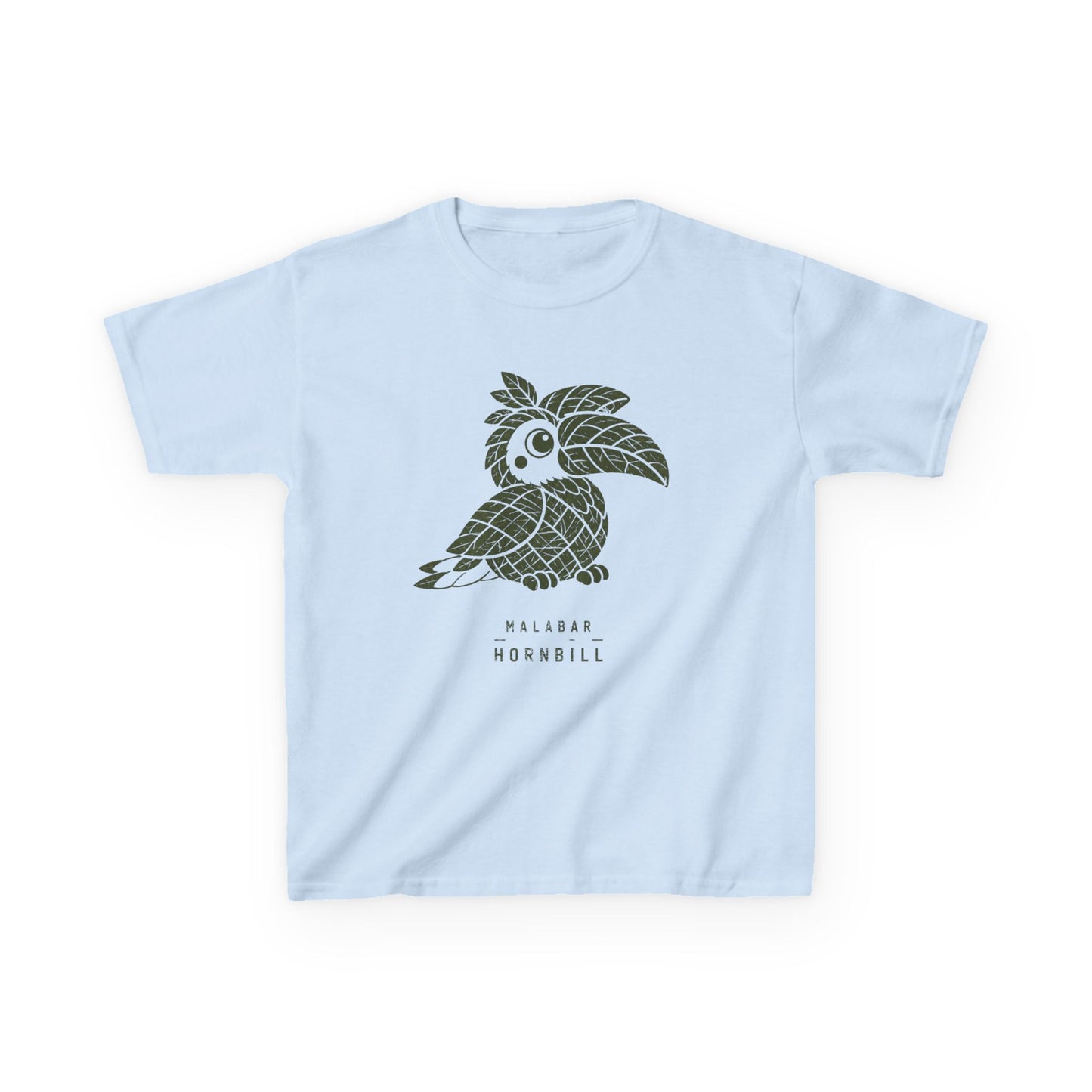 Malabar Hornbill Kids Unisex T Shirt