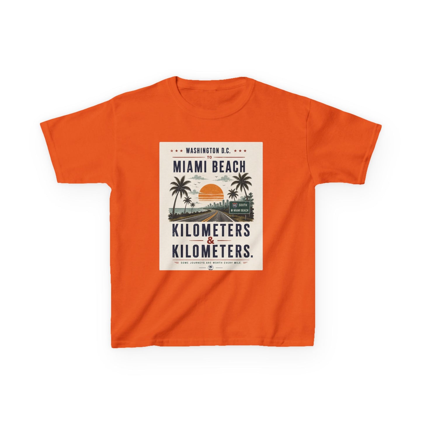 DC To Miami Beach Kids Unisex T Shirt