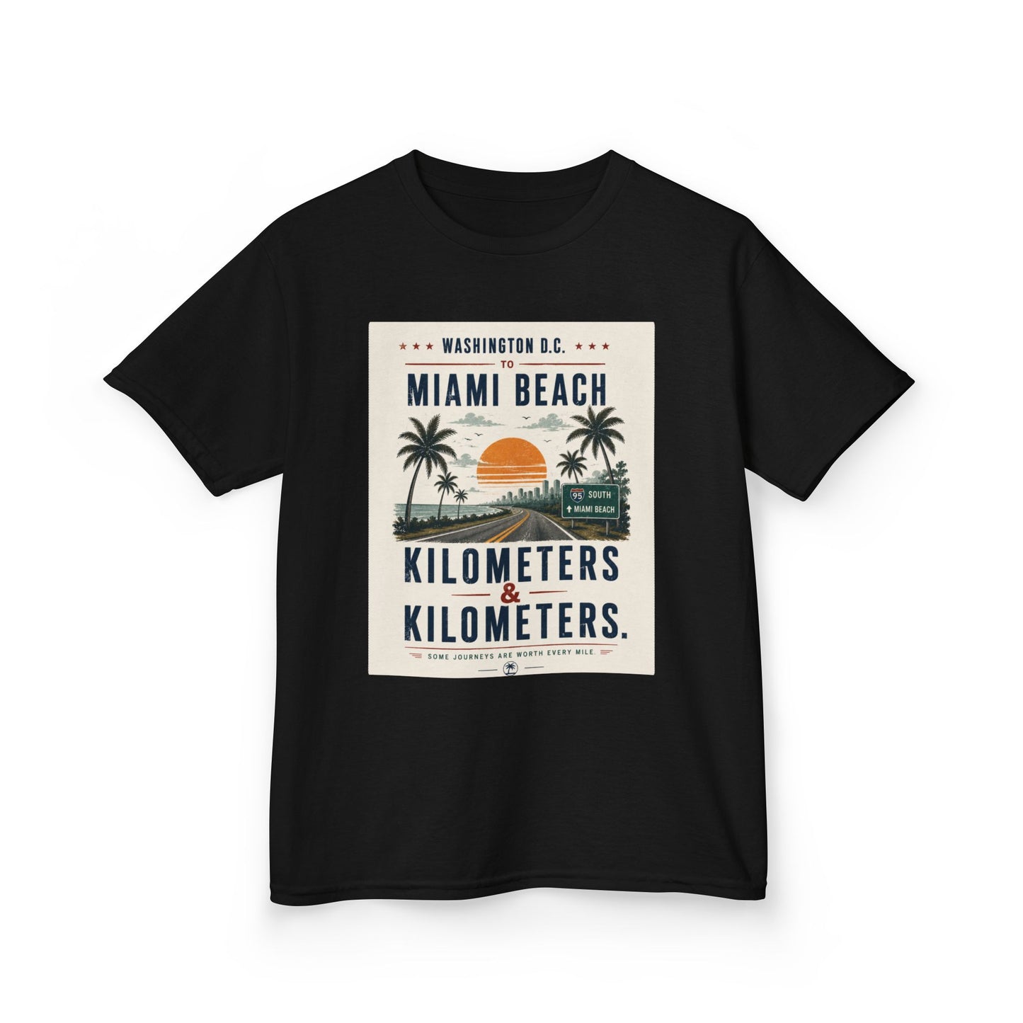 DC To Miami Beach Kids Unisex T Shirt