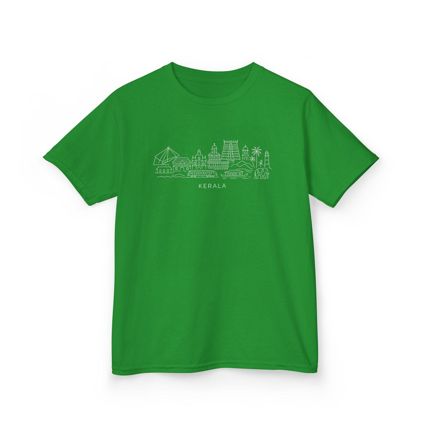 Kerala Line Art Kids Unisex T Shirt