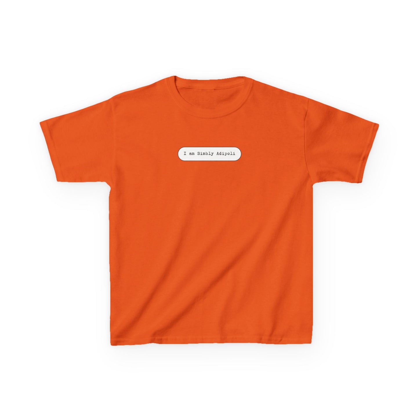 I Am Simbly Adipoli Kids Unisex T Shirt