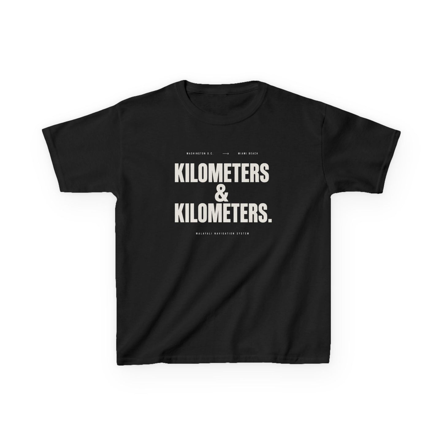 Kilometers & Kilmoeters Kids Unisex T Shirt