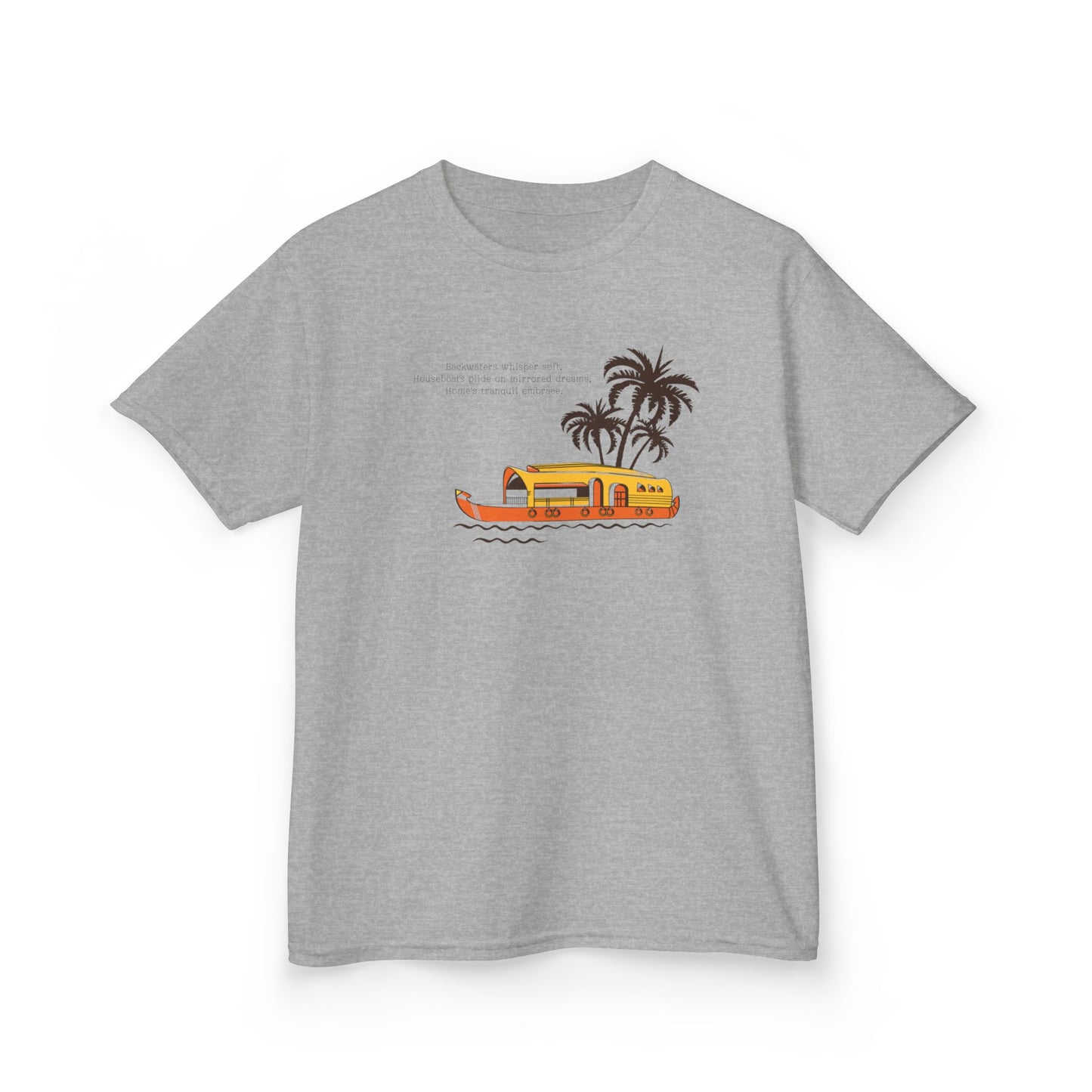 Houseboat Sailing Kids Unisex T Shirt