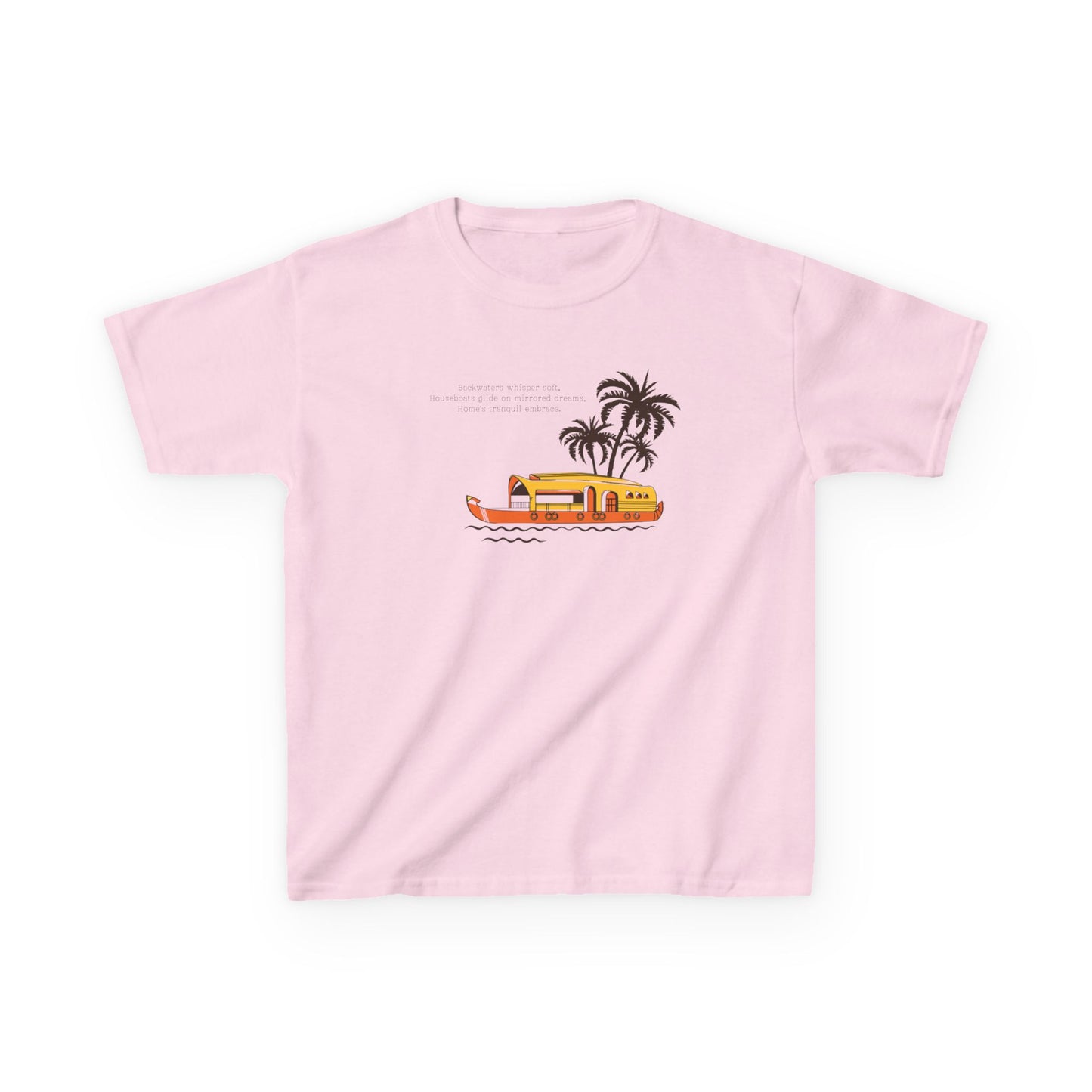 Houseboat Sailing Kids Unisex T Shirt
