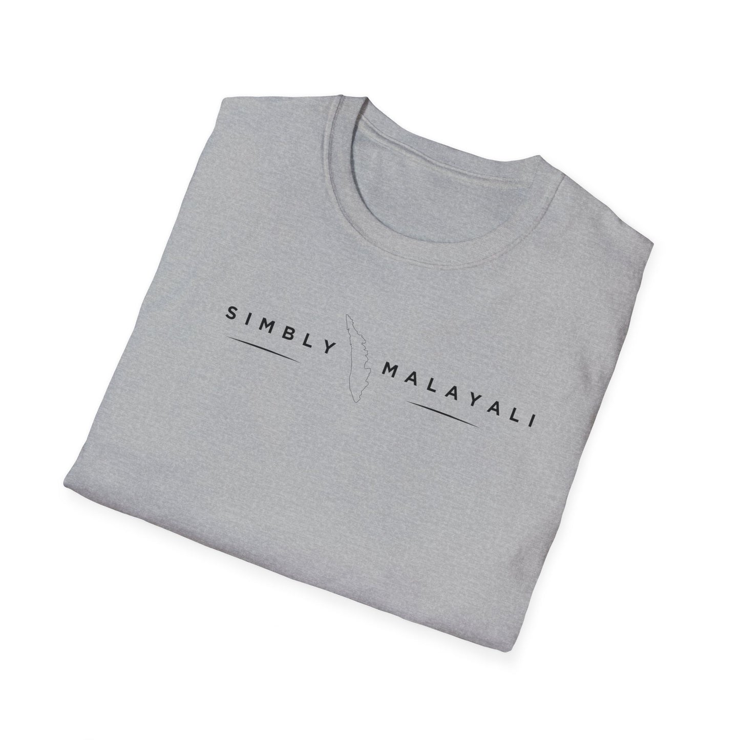Simbly Malayali with Map -  T Shirt