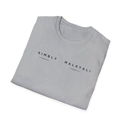 Simbly Malayali with Map -  T Shirt