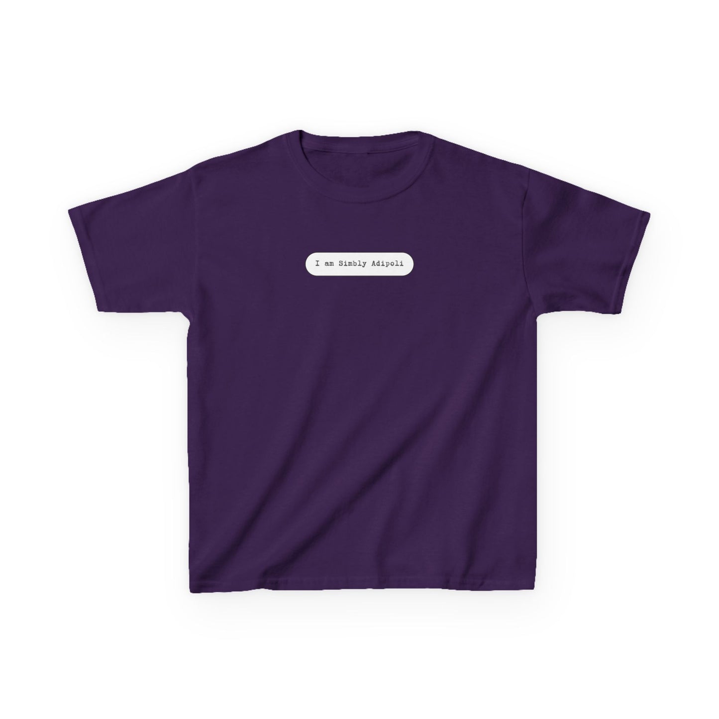 I Am Simbly Adipoli Kids Unisex T Shirt
