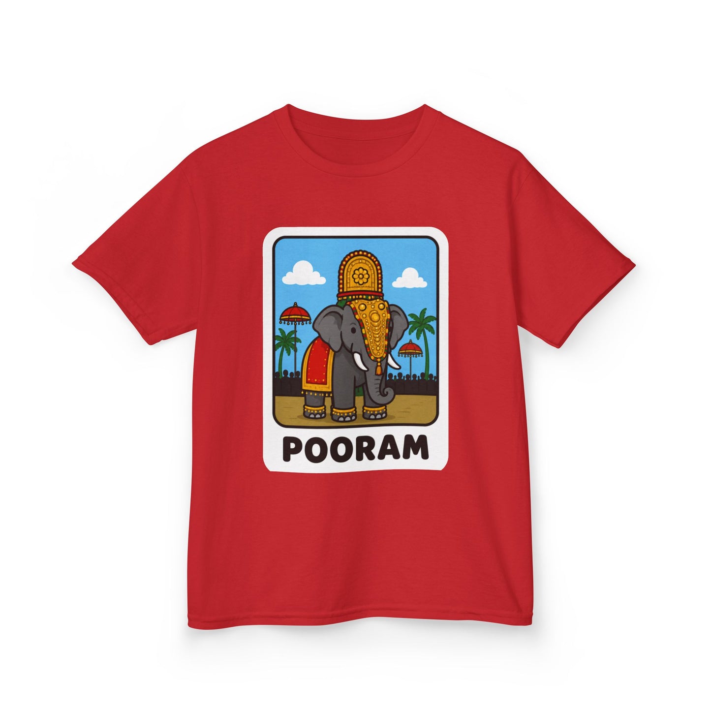 Pooram Elephant Kids Unisex T Shirt