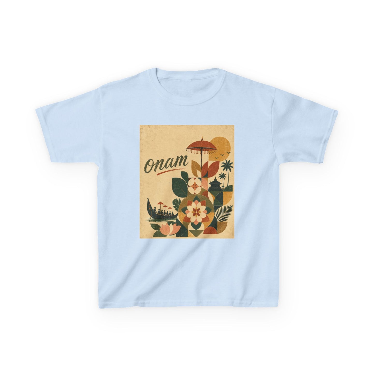 Onam Flowers Kids Unisex T Shirt