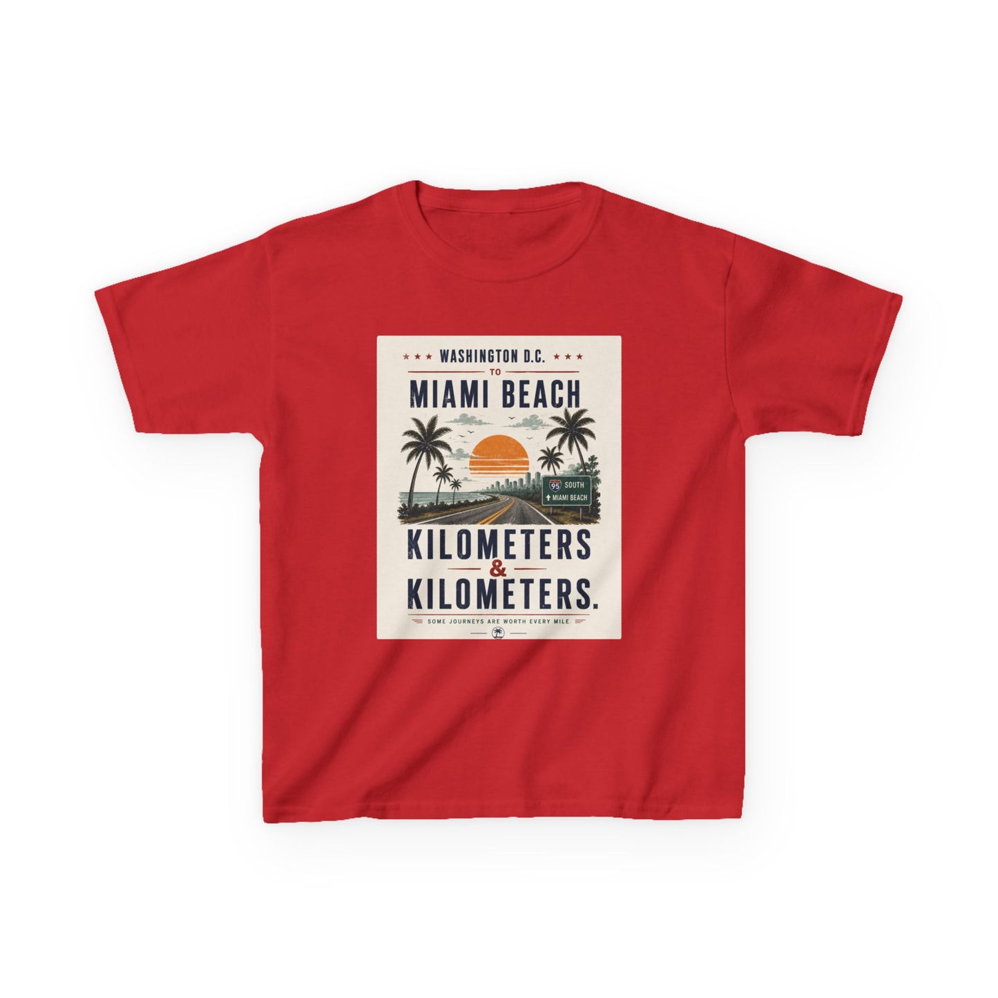 DC To Miami Beach Kids Unisex T Shirt