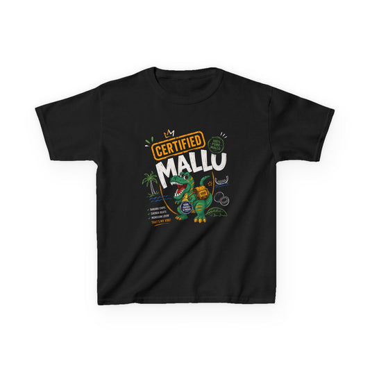 Dino Mallu Kids Unisex T Shirt