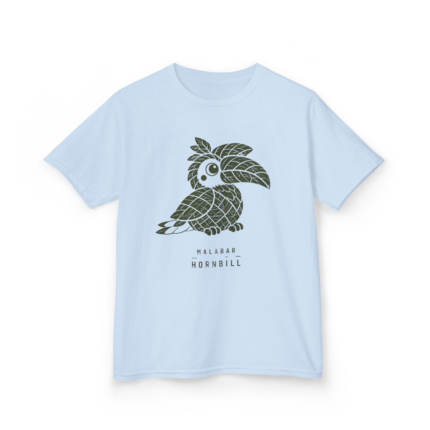 Malabar Hornbill Kids Unisex T Shirt