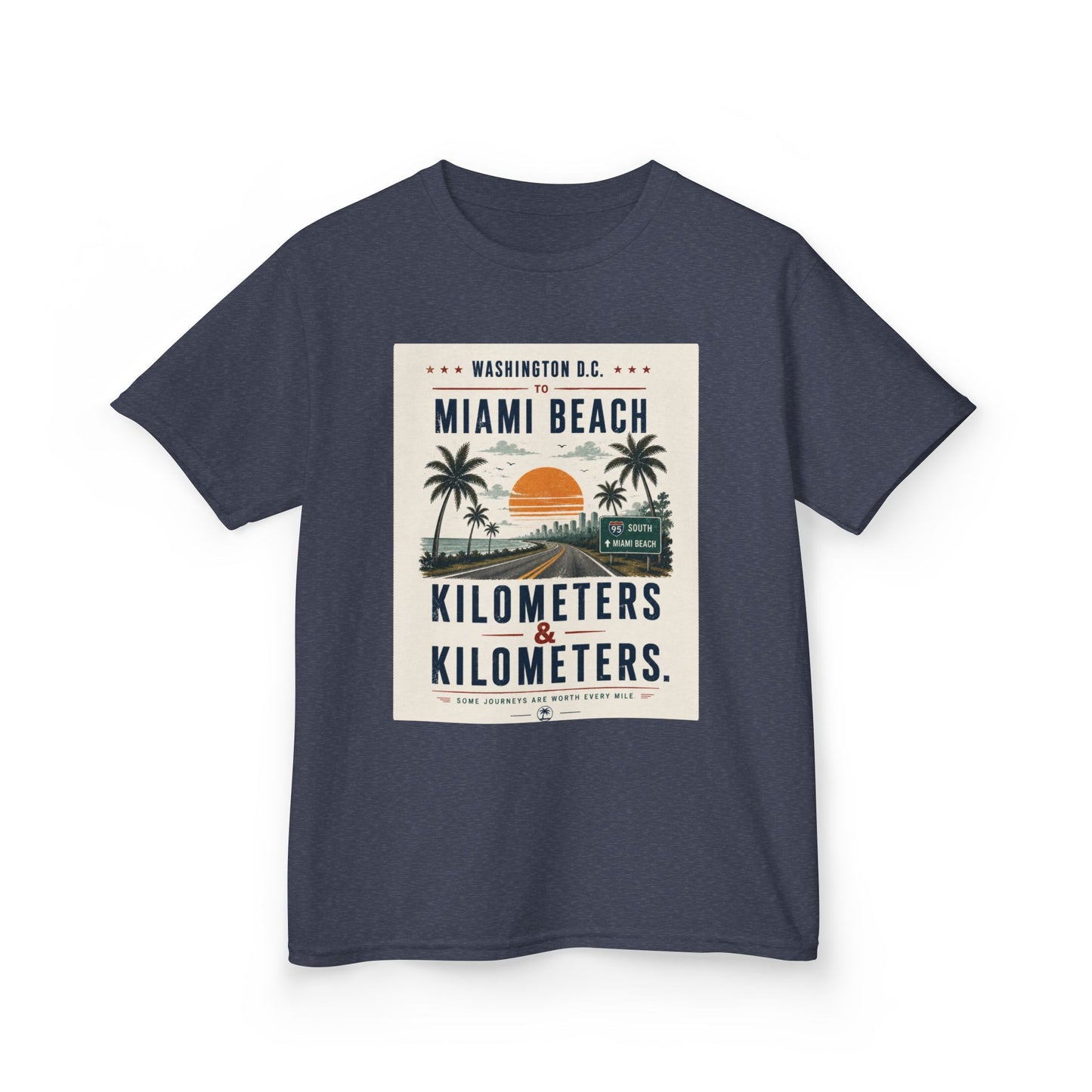 DC To Miami Beach Kids Unisex T Shirt
