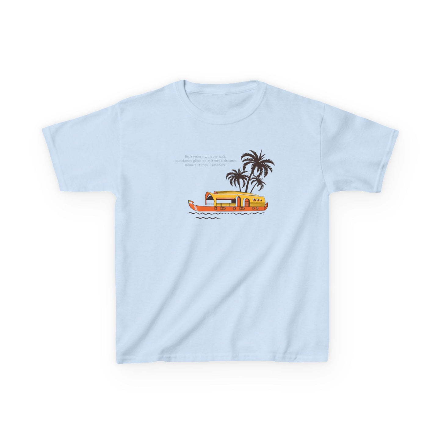 Houseboat Sailing Kids Unisex T Shirt