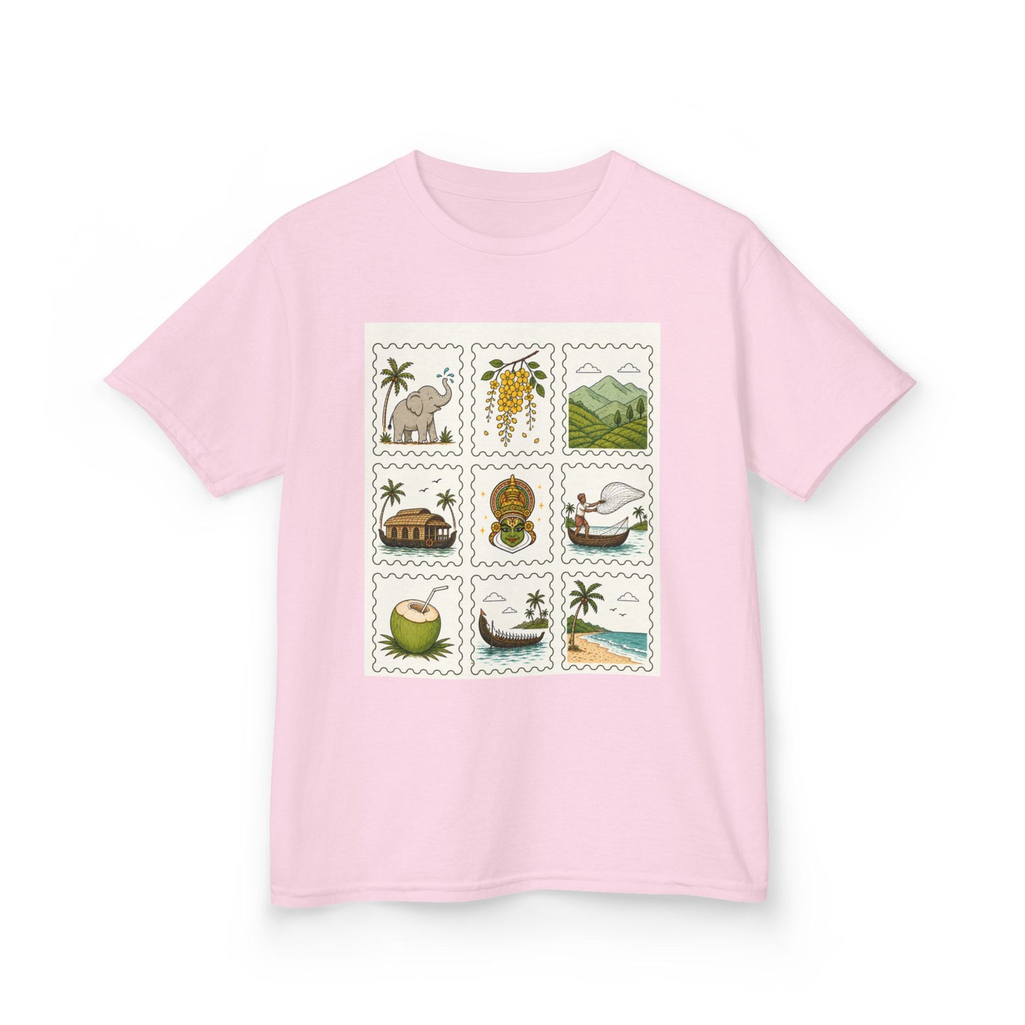Kerala Stamp  Kids Unisex T Shirt
