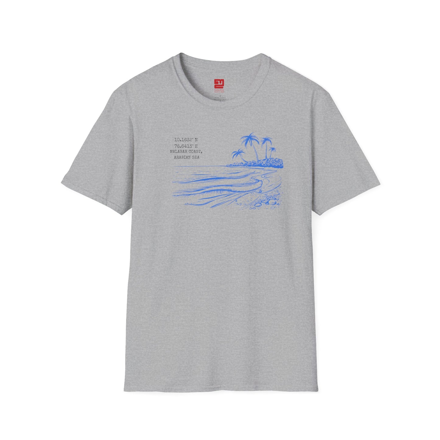 Kerala Latitude & Longitude - T Shirt