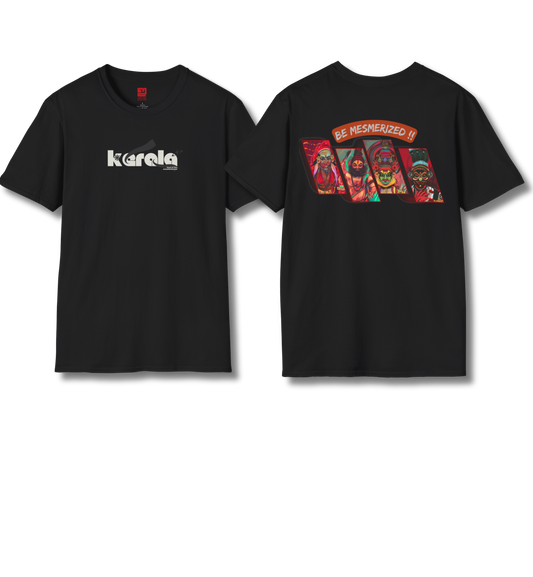 Kerala &Kathakali Backprint - T Shirt