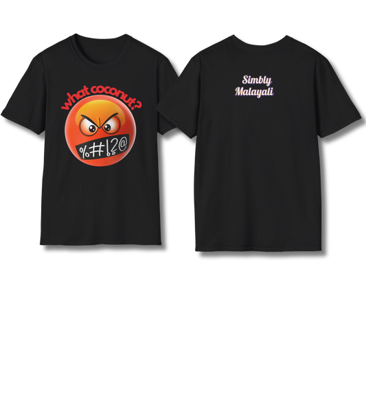 What Coconut & Simbly Malayali front n backprint - T Shirt