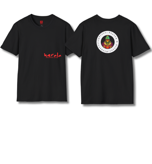 Kerala & Kathakali Front and Backprint  - T Shirt