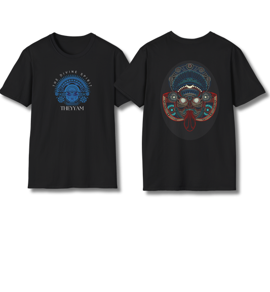 Theyyam Front & Back Print - T Shirt