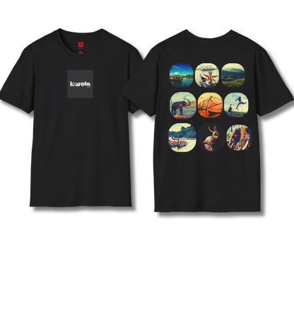 Kerala Vignettes  - Backprint T Shirt