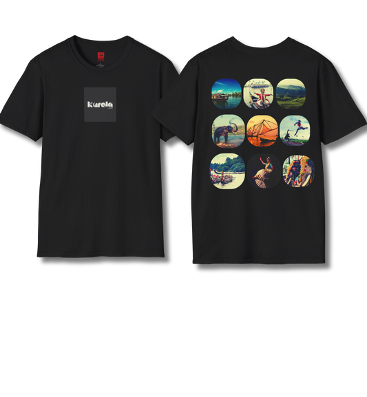 Kerala Vignettes  - Backprint T Shirt