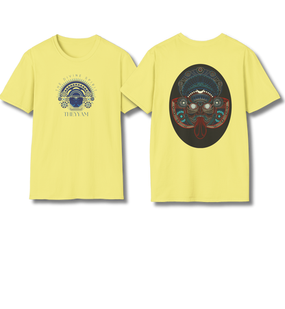 Theyyam Front & Back Print - T Shirt