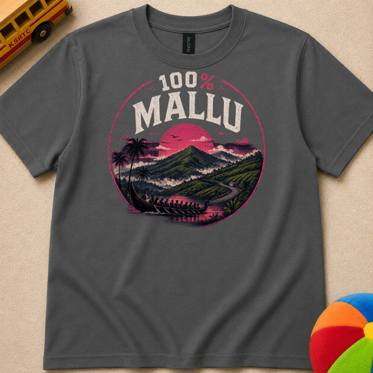 100% Mallu Kids Unisex T Shirt