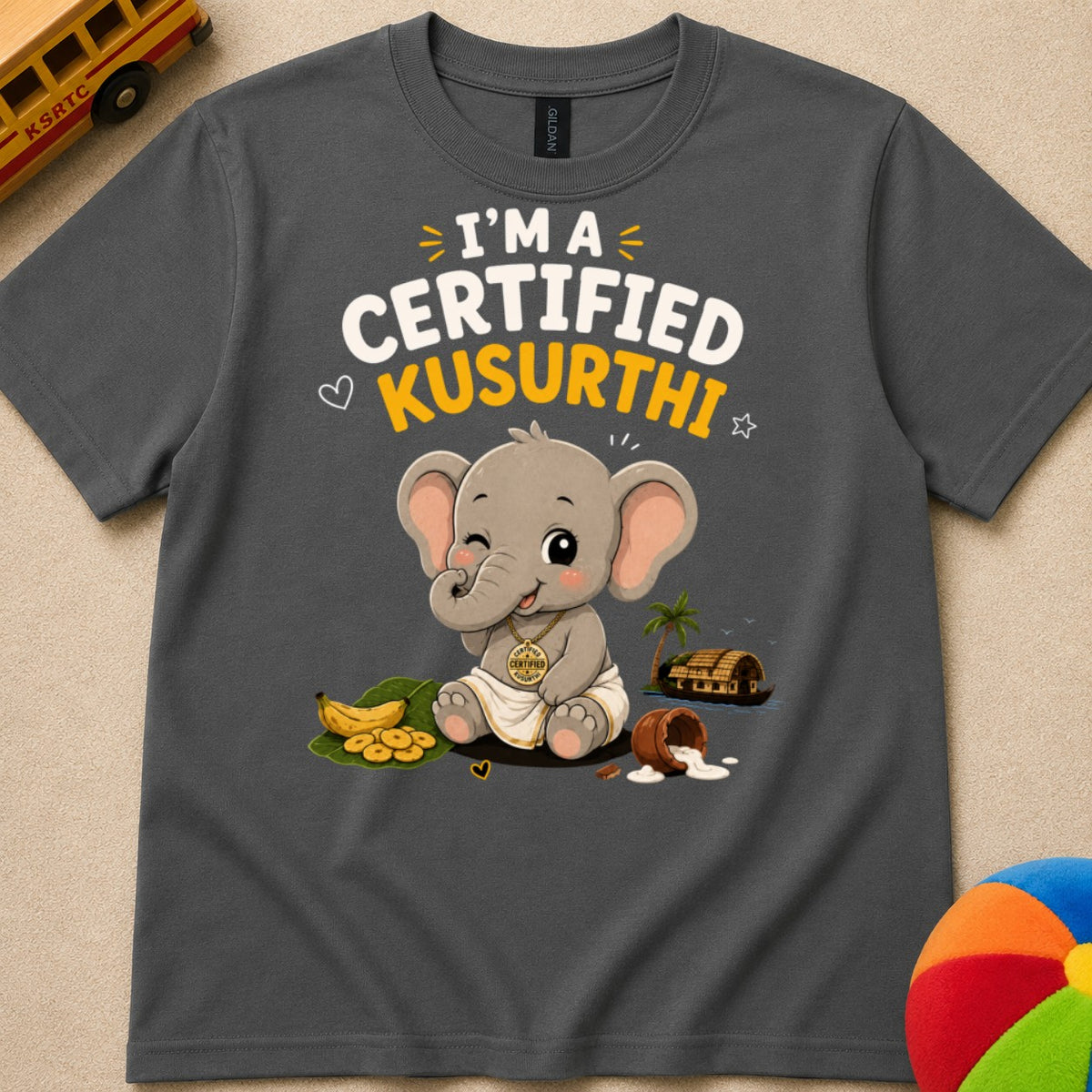Certified Kusruthi Kids Unisex T Shirt