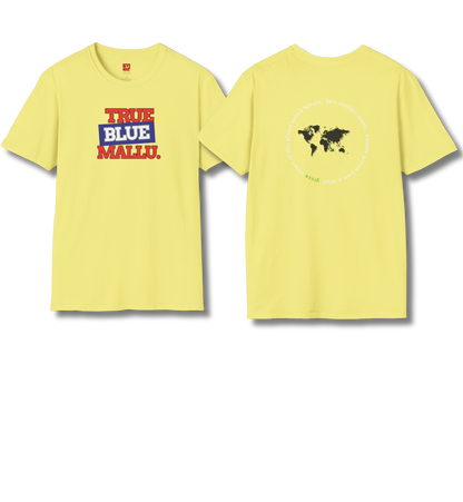 True Blue Mallu & Person from Kerala Backprint - T Shirt