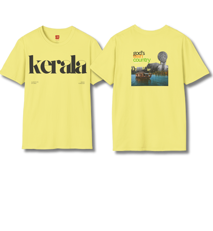 Kerala & God's Own Country Front & back - T Shirt