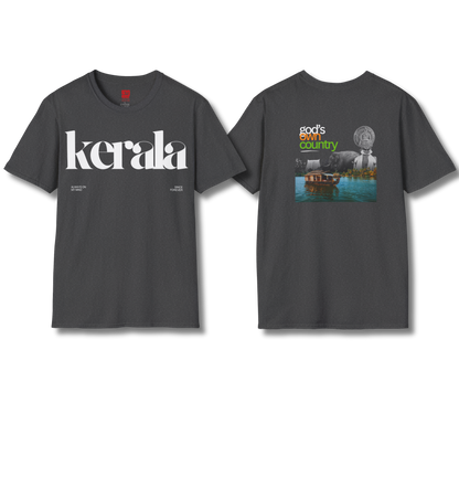 Kerala & God's Own Country Front & back - T Shirt