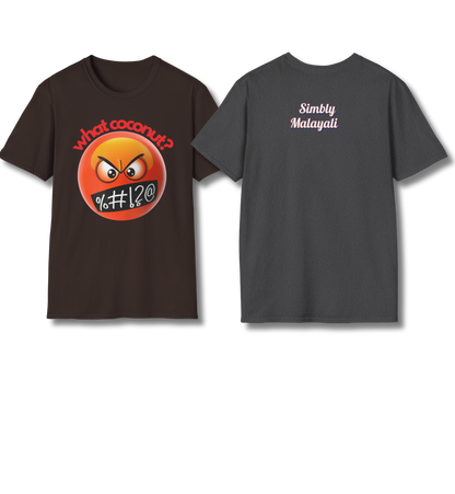 What Coconut & Simbly Malayali front n backprint - T Shirt