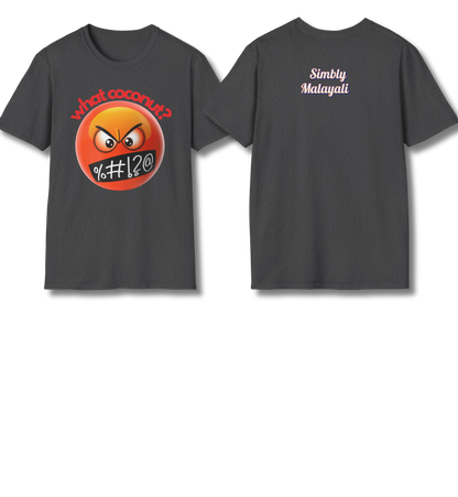 What Coconut & Simbly Malayali front n backprint - T Shirt