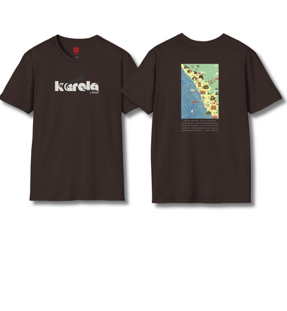 Kerala & Keralam Abhimanam Front & Backprint  - T Shirt