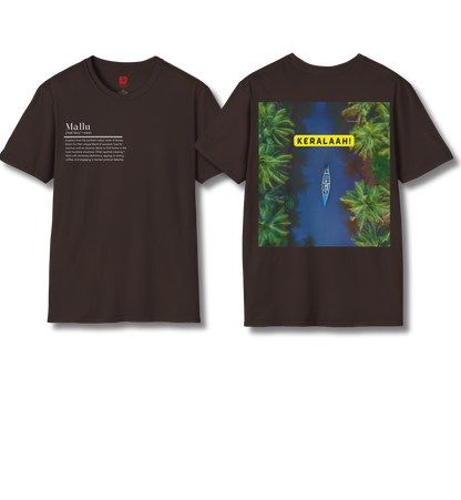 Mallu Definition & Keralaah - Front & Backprint  - T Shirt