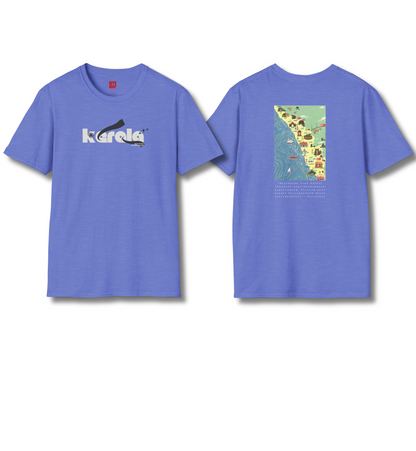 Kerala & Keralam Abhimanam Front & Backprint  - T Shirt
