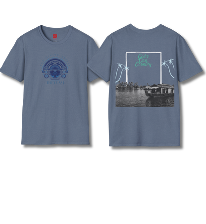 Theyyam & God's Own Backwaters Front & Backprint- T Shirt