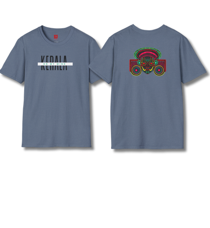 Kerala On My Mind & Theyyam  -  Front & Backprint T Shirt