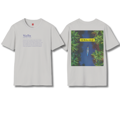 Mallu Definition & Keralaah - Front & Backprint  - T Shirt