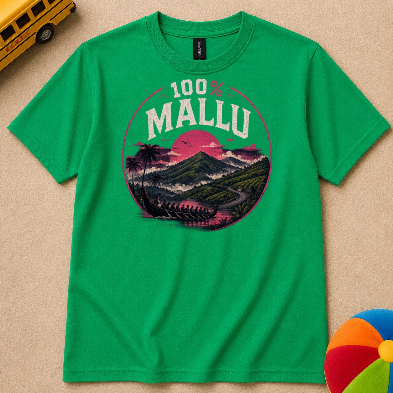 100% Mallu Kids Unisex T Shirt