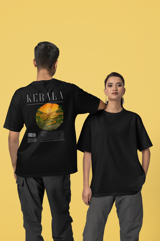 Kerala Mural - Backprint T Shirt