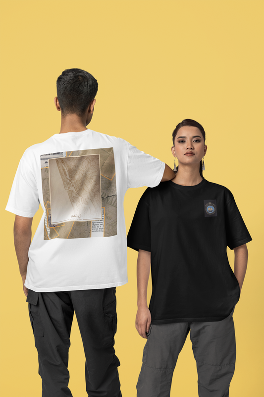 Kochi Queen & Vintage Map Front & Backprint - T Shirt