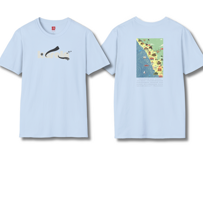 Kerala & Keralam Abhimanam Front & Backprint  - T Shirt