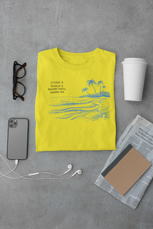 Kerala Latitude & Longitude - T Shirt