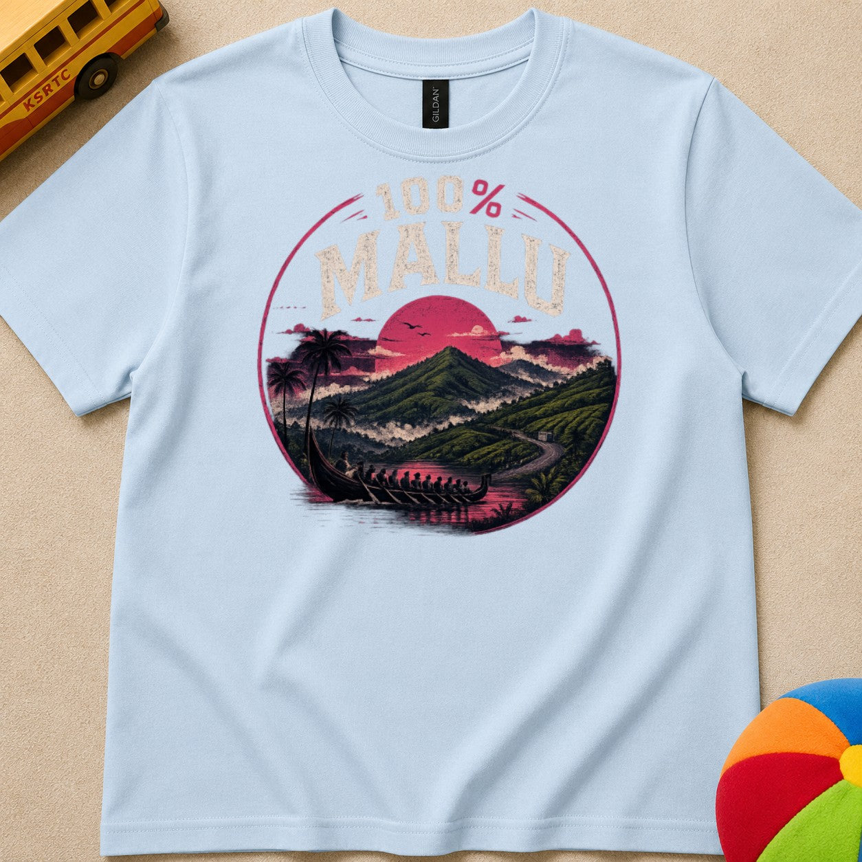 100% Mallu Kids Unisex T Shirt