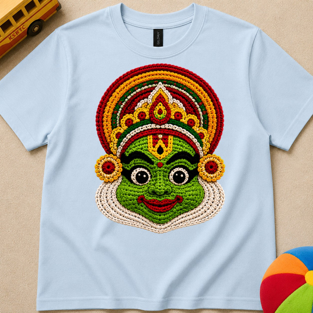 Cute Kathakali Kids Unisex T Shirt