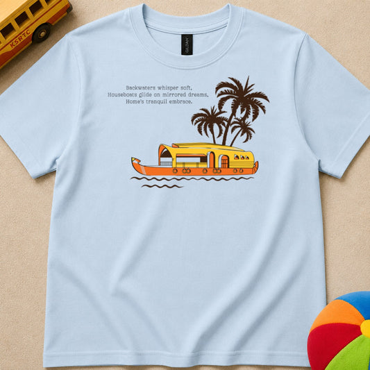 Houseboat Sailing Kids Unisex T Shirt