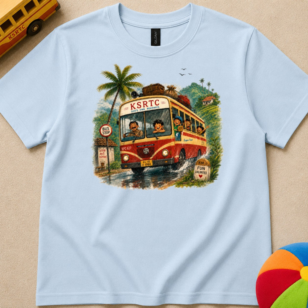 KSRTC Ride Kids Unisex T Shirt
