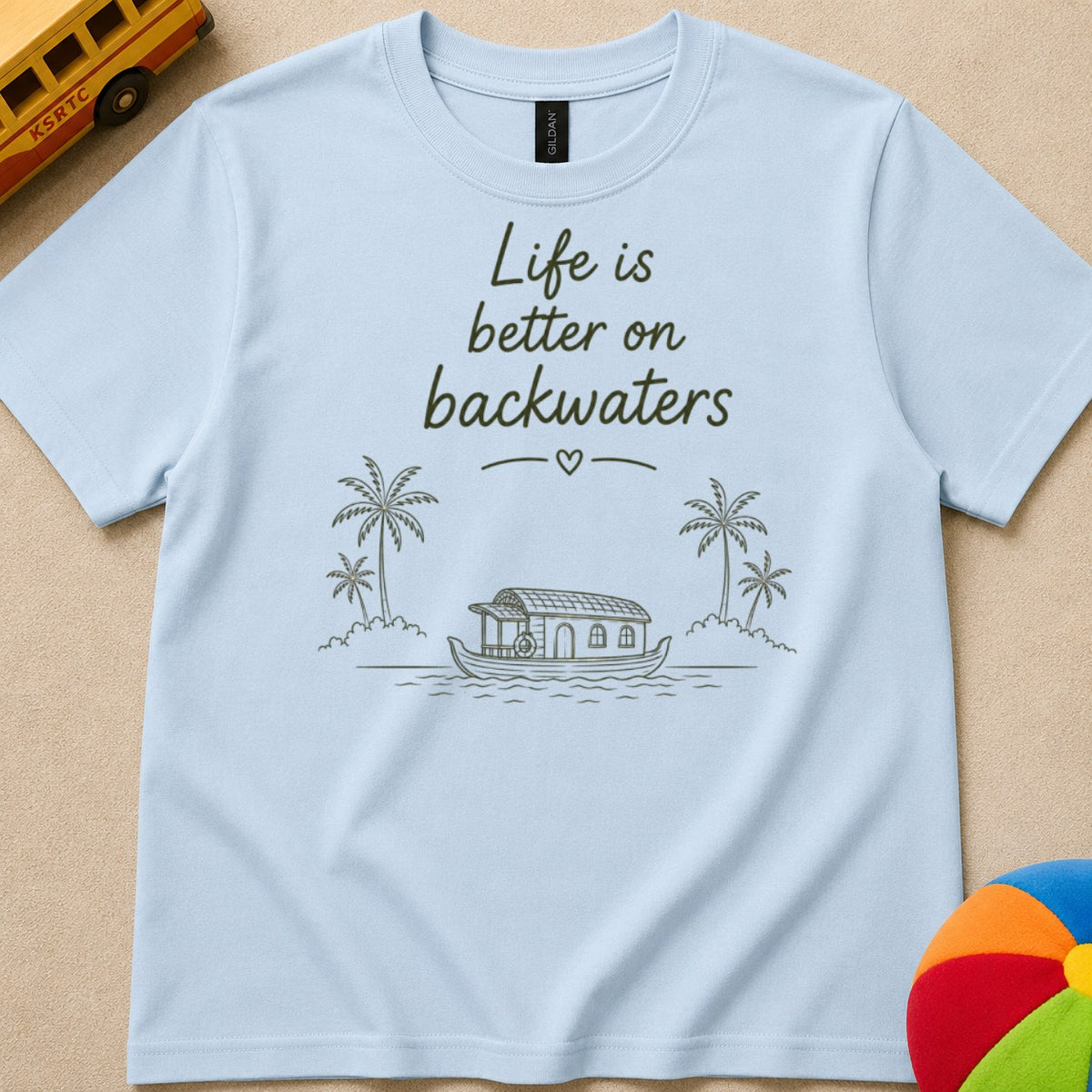 Better on The Backwaters Kids Unisex T Shirt